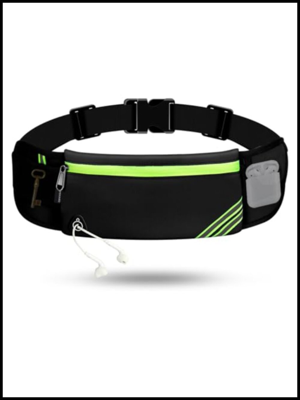 Running Belt Fanny Pack Waist Bag Phone Holder Adjustable Nylon Lycra